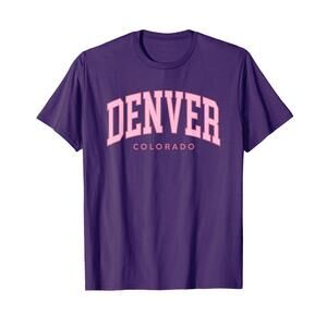 Denver Colorado Retro Throwback Womens Girls T Shirt